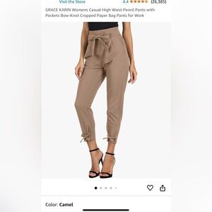 Grace Karin Camel Color Dress Pants